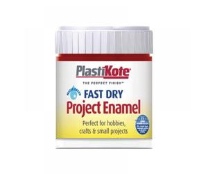 Plastikote 440025 Fast Dry Enamel Paint B25 Bottle Metallic Red 59Ml