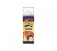 PlastiKote Varnish Spray PKT591 Polyurethane Clear Gloss 400ml