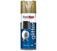 PLASTIKOTE BRILLIANT METALLIC SPRAY PAINT 400ML FOR STONE WICKER WOOD METAL NEW