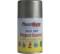 Plasti-Kote PKT159S Fast Dry Enamel Aerosol Pewter 100ml