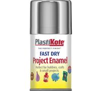 Plastikote 001500 Fast Dry Enamel Aerosol Chrome 100Ml