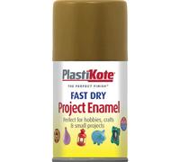 Plastikote 001430 Fast Dry Enamel Aerosol Antique Gold 100Ml