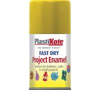 Plastikote 001390 Fast Dry Enamel Aerosol Brass 100Ml