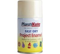 Plastikote 001540 Fast Dry Enamel Aerosol Crème De La Crème 100Ml