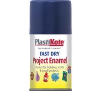 Plastikote Dry Enamel Aerosol Spray Paint Night Blue 100ml