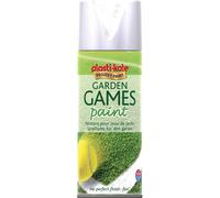 Plastikote Garden Games Aerosol Spray Paint White 400ml