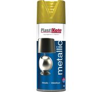 Plasti-Kote PKT454 Metallic Spray Brass 400ml