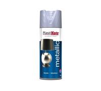 Plastikote 004403 Metallic Spray Pewter 400Ml