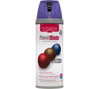 Plastikote 022116 Twist & Spray Satin Sumptuous Purple 400Ml