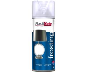 Plastikote Premium Glass Frosting Spray Paint Aerosol 400Ml