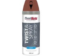 Plastikote Premium Matt Aerosol Spray Paint Pantile Red 400ml