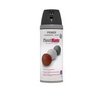 Plastikote 025001 Twist & Spray Primer Black 400Ml