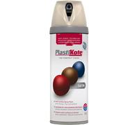 Plasti-kote 22123 400ml Premium Spray Paint Satin - Warm Grey
