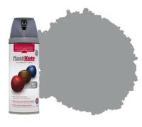 PlastiKote Premium Spray Paint | Multi Surface Coverage | Matt Grey | 400ml