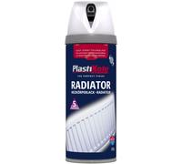 PlastiKote Radiator Spray Paint 400ml Satin White