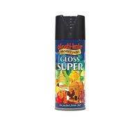 PlastiKote Spray 011100 Gloss Super Black 400 ml