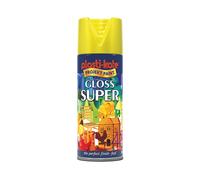 Plastikote 011115 Gloss Super Spray Yellow 400Ml