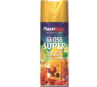 Plastikote Super Gloss 400ml Spray Paint Available Super Gold
