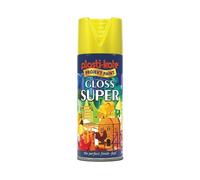 Plastikote 011115 Gloss Super Spray Yellow 400Ml