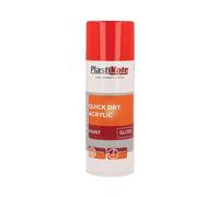 Plastikote Trade Quick Dry Acrylic Spray Paint Gloss Red 400ml
