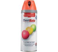 PlastiKote Aerosol Spray Paint Twist and Spray Fluorescent Orange 400ml