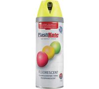 PlastiKote Aerosol Spray Paint Twist & Spray – Fluorescent Yellow 400ml