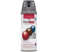 Plastikote 021101 Twist & Spray Gloss Medium Grey 400Ml