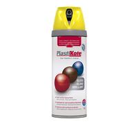 Plasti-kote 21104 400ml Premium Spray Paint Gloss - New Yellow