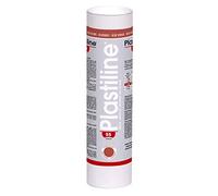 Plastiline 1355T - Plastiline tube - Modelling Paste, High Precision - Sculpting, Moulding - Hardness 55 (medium) - 1 kg - Red ochre shade. Made in France