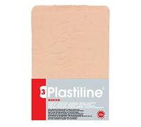 Plastiline 7255T - Plastiline sheet - Modelling Paste, High Precision - Sculpting, Moulding - Hardness 3 (medium) - 750g - Naples Pink shade. Made in France
