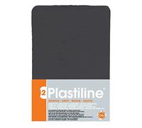 Plastiline 7950T - Plastiline sheet - Modelling Paste, High Precision - Modelling, Sculpting, Moulding - Hardness 2 (soft) - 750g - Black shade. Made in France