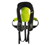 Plastimo SLR 196 Lifejacket Black Auto Pro Sensor with Harness, Crotch Strap & Sprayhood