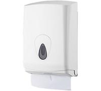 PlastiQline 5542 Hand Towel Dispenser Plastic Lockable Manual White