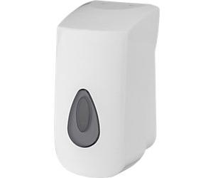 PlastiQline Hand Soap Dispenser Refill Wall Mounted 400ml White