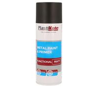 PLASTKT Metal Paint & Primer Black MATT 400ML