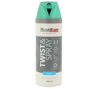 Plastikote Premium Matt Aerosol Spray Paint Classic Teal 400ml