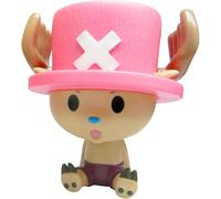 Plastoy 3521320800943 Hucha One Piece Chopper Chibi Money Box, multicoloured