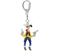 Plastoy 63201 Keyring with Lucky Luke Figurine Holding 2 Guns