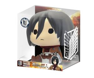 Plastoy Attack on Titan Chibi Mikasa 13cm Money Box Piggy Bank