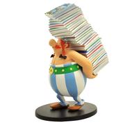PLASTOY ASTERIX OBELIX PILE OF COMICS STATUE Brand New