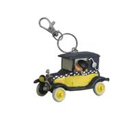 Plastoy Gaston Lagaffe Figurine Keyring in his Car 62159 (2024), Multicolored, M