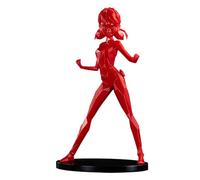 Plastoy - Miraculous - Figurine Lady Bug orlinski monochrome rouge
