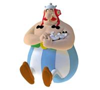 Plastoy, Obelix Sitting Collectible Piggy Bank Figure with Idefix 80109 (2020)