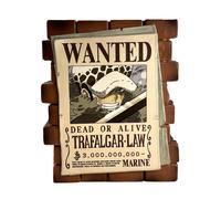 PLASTOY : ONE Piece - SPARSCHWEIN - AFFICHE Wanted Law