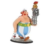 Plastoy SAS PLA40099 Obelix with a Stack of Helmets and Idefix