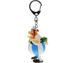 Plastoy SAS PLA60429 Asterix Obelix Mit Blumenstraub Key Chain