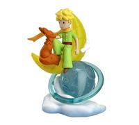 Plastoy The Little Prince and Fox on the Moon Figurine
