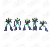 Plastoy Ufo Robot Grendizer Vegan Soldiers Figure Set