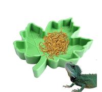 Plat de nourriture Pour Reptiles - Plat d'alimentation antidérapant en, Forme de feuille d'érable Pour Petits animaux | Plat d'alimentation colouré Pour tortues, Serpents, plat de Reptiles Mignon