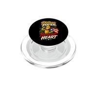 Platano Power Boricua Heart Puerto Rican PopSockets PopGrip for MagSafe